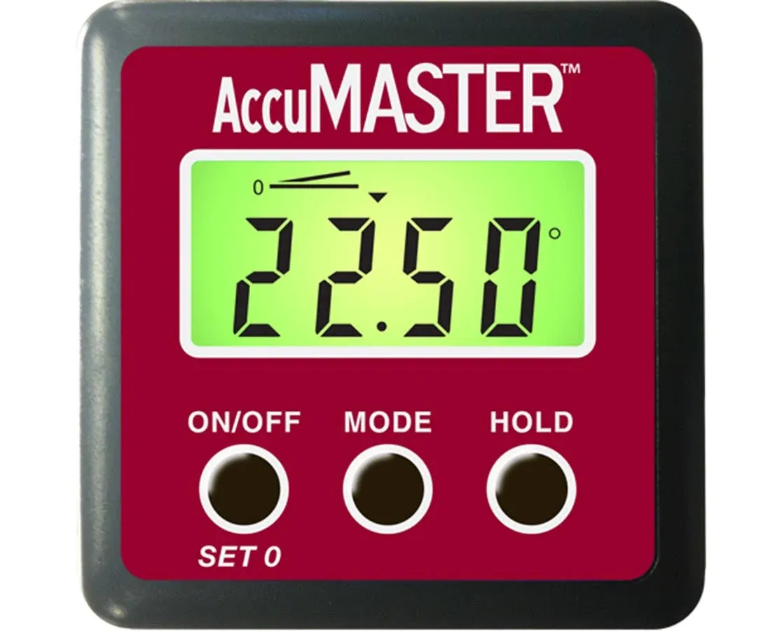 Calculated Industries 7434 AccuMASTER 2-in-1 Digital Level and Angle Gauge