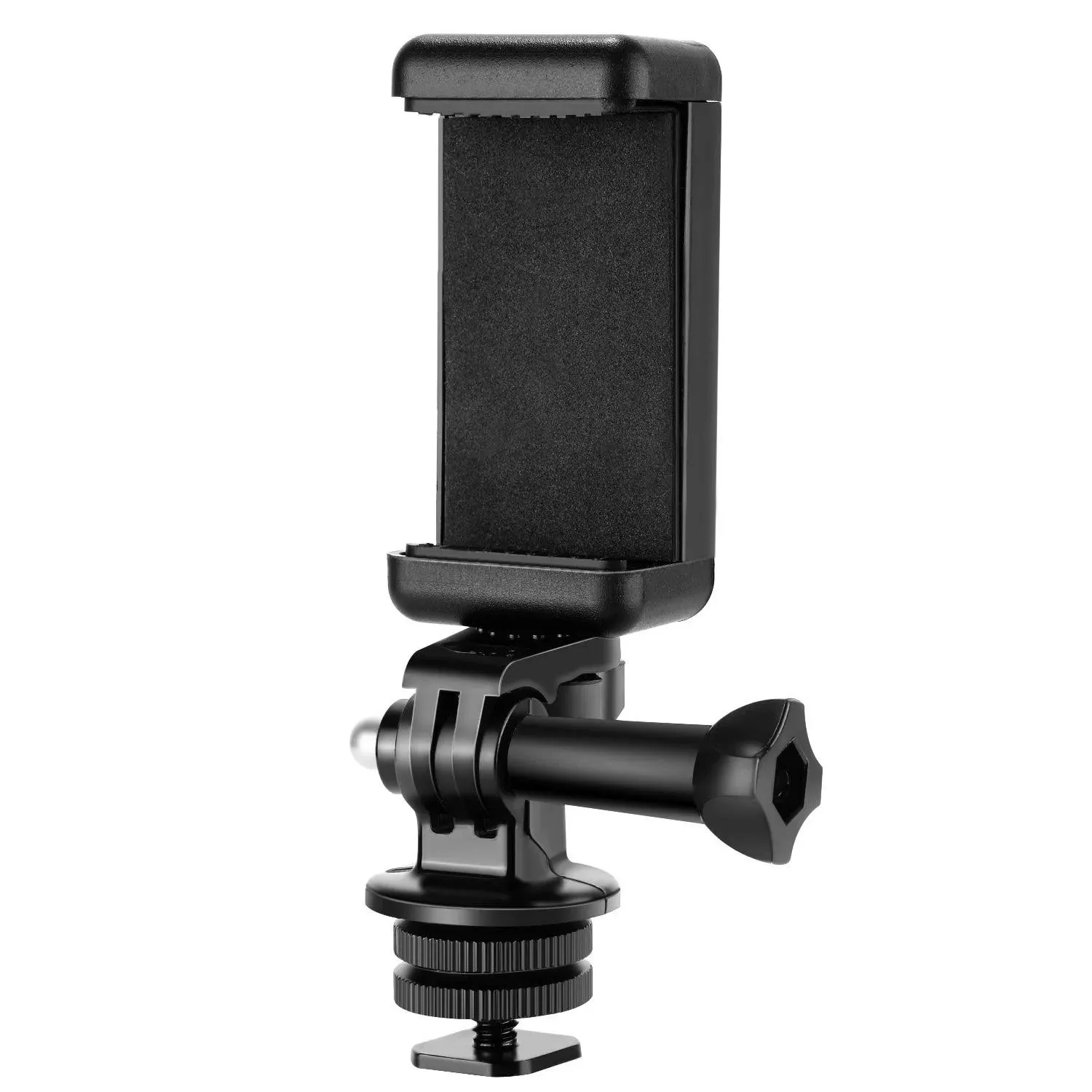 NICEYRIG Hot Shoe Mount Adapter for GoPro Hero 10/9/8/7/6/5, DJI Osmo Action, AKASO Brave 8/7/6 Applicable for Tripod Selfie Stick Monopod and DSLR Camera - 434