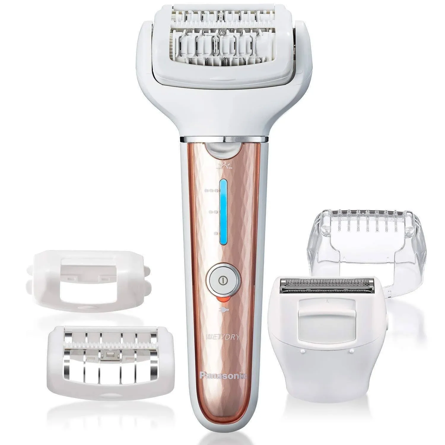 Panasonic, Cordless Shaver Epilator for Women with 5 Attachments Gentle WetDry