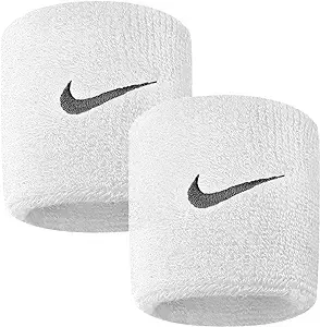 Nike Swoosh Wristbands (White)