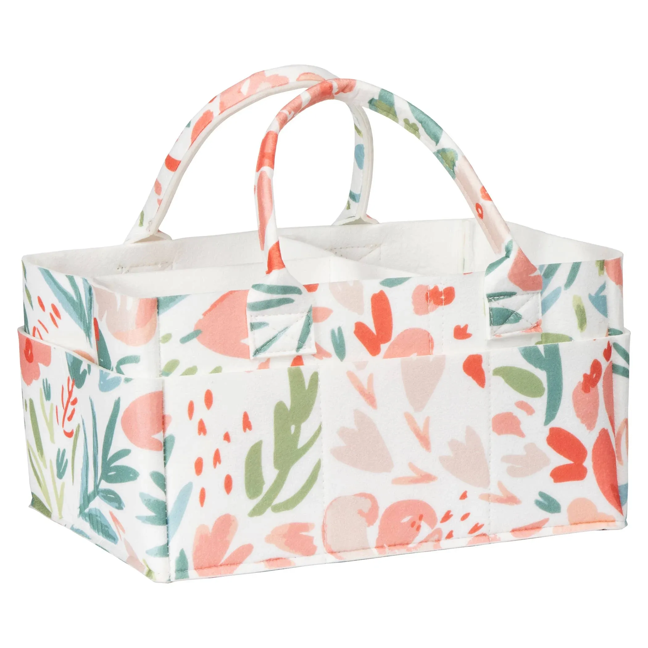 Sammy & Lou Printed Felt Storage Caddy - Floral