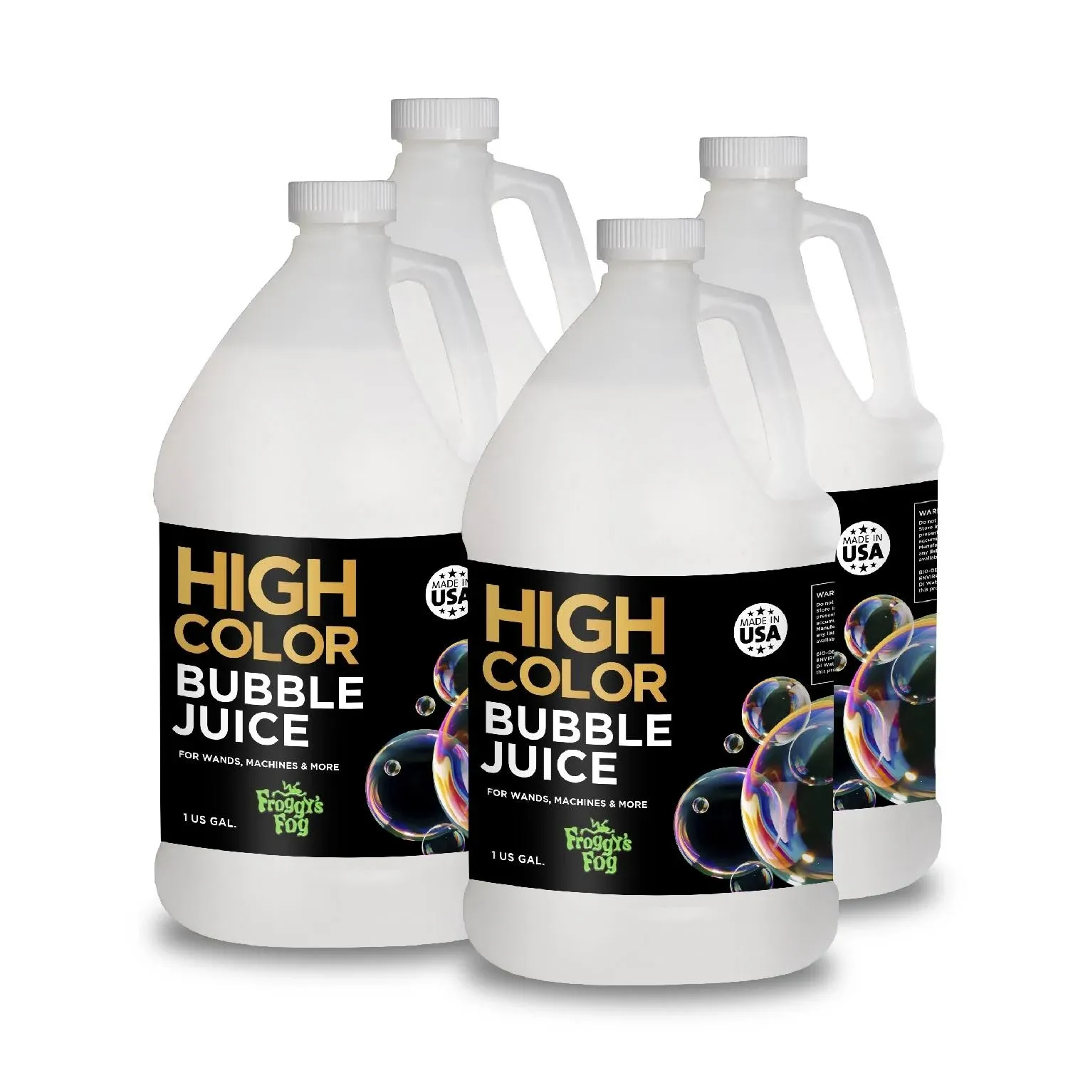 Froggy's Fog High Color Bubble Fluid - 1 Gallon (4-pack)