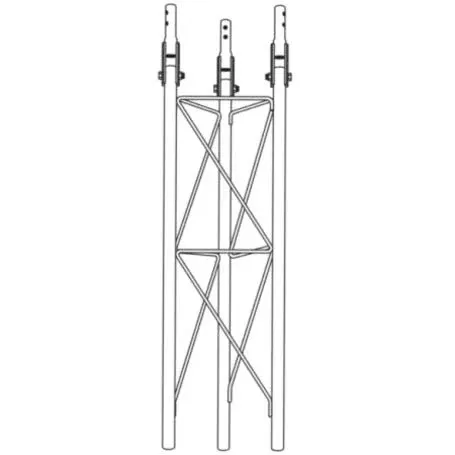 ROHN SBH25G 3' 4" Hinged Short Base for Rohn 25G Towers