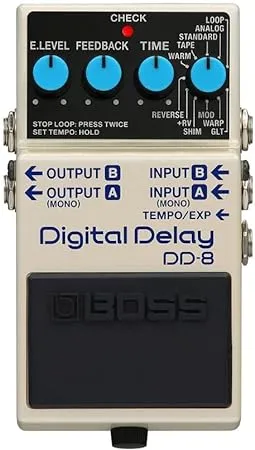 BOSS Digital Delay Guitar Effects Pedal (DD-8)