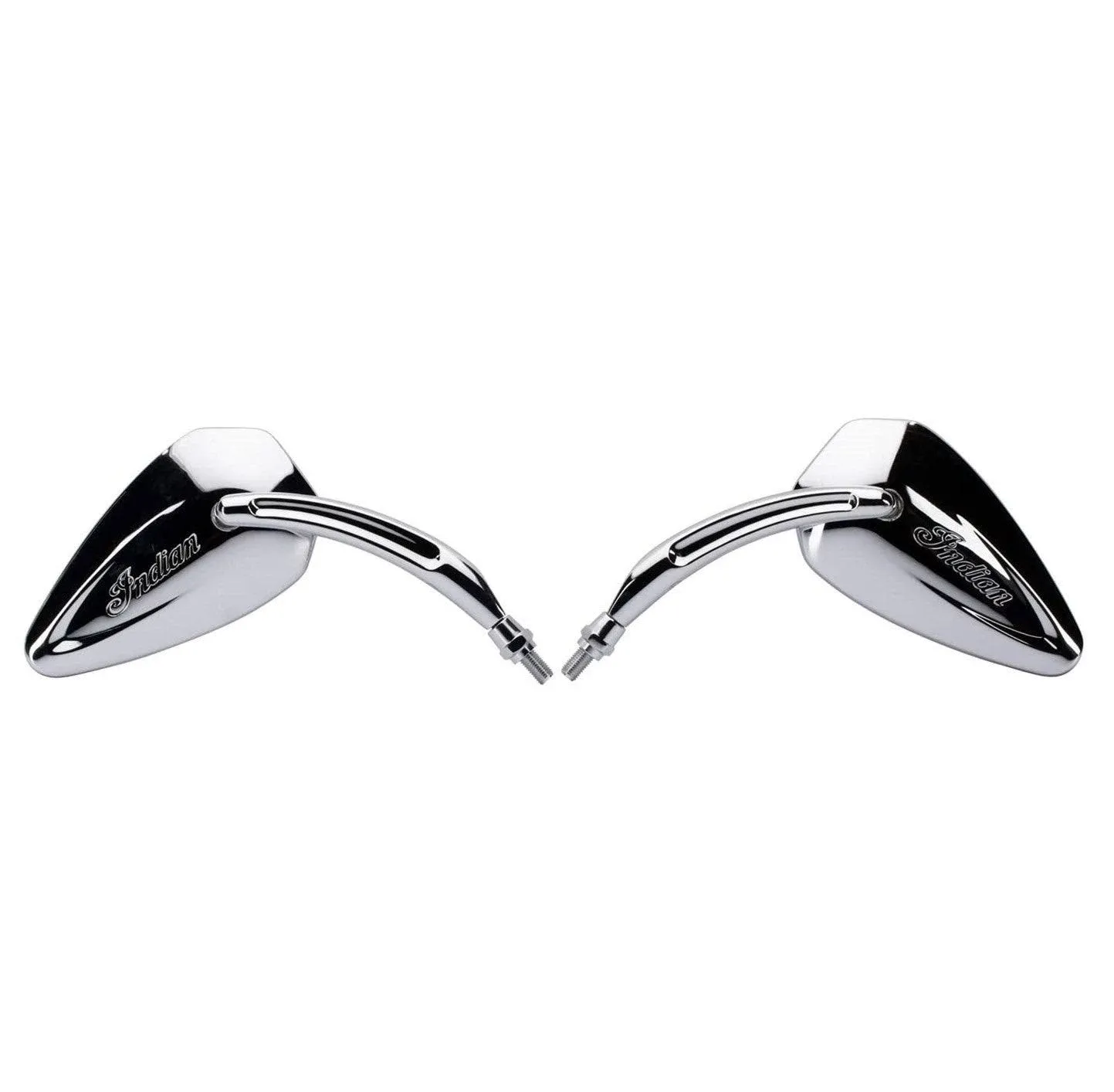 Indian Motorcycle Chrome Pinnacle Mirrors 2020-2024 Challenger, 2021-2024 Scout