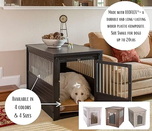 New Age Pet ecoFLEX Pet Crate/End Table, X-Large, Espresso