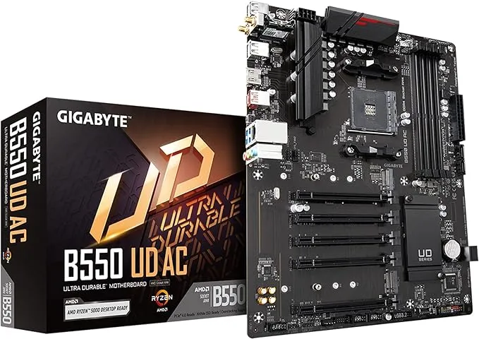 Gigabyte B550 Gaming X V2 (AMD Ryzen 5000/B550/ATX/M.2/HDMI/DVI/USB 3.1 Gen 2/DDR4/ATX/Gaming Motherboard)