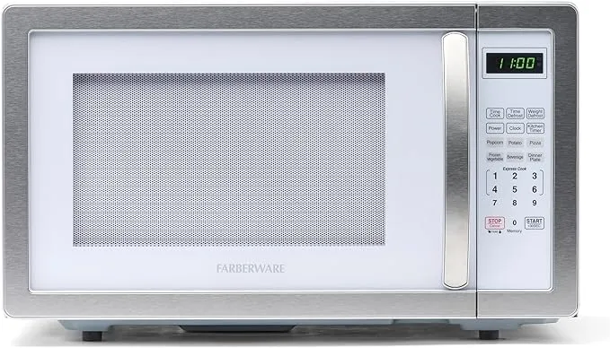 Farberware White Platinum Classic 1000-Watt Microwave Oven 1.1 cu.ft.