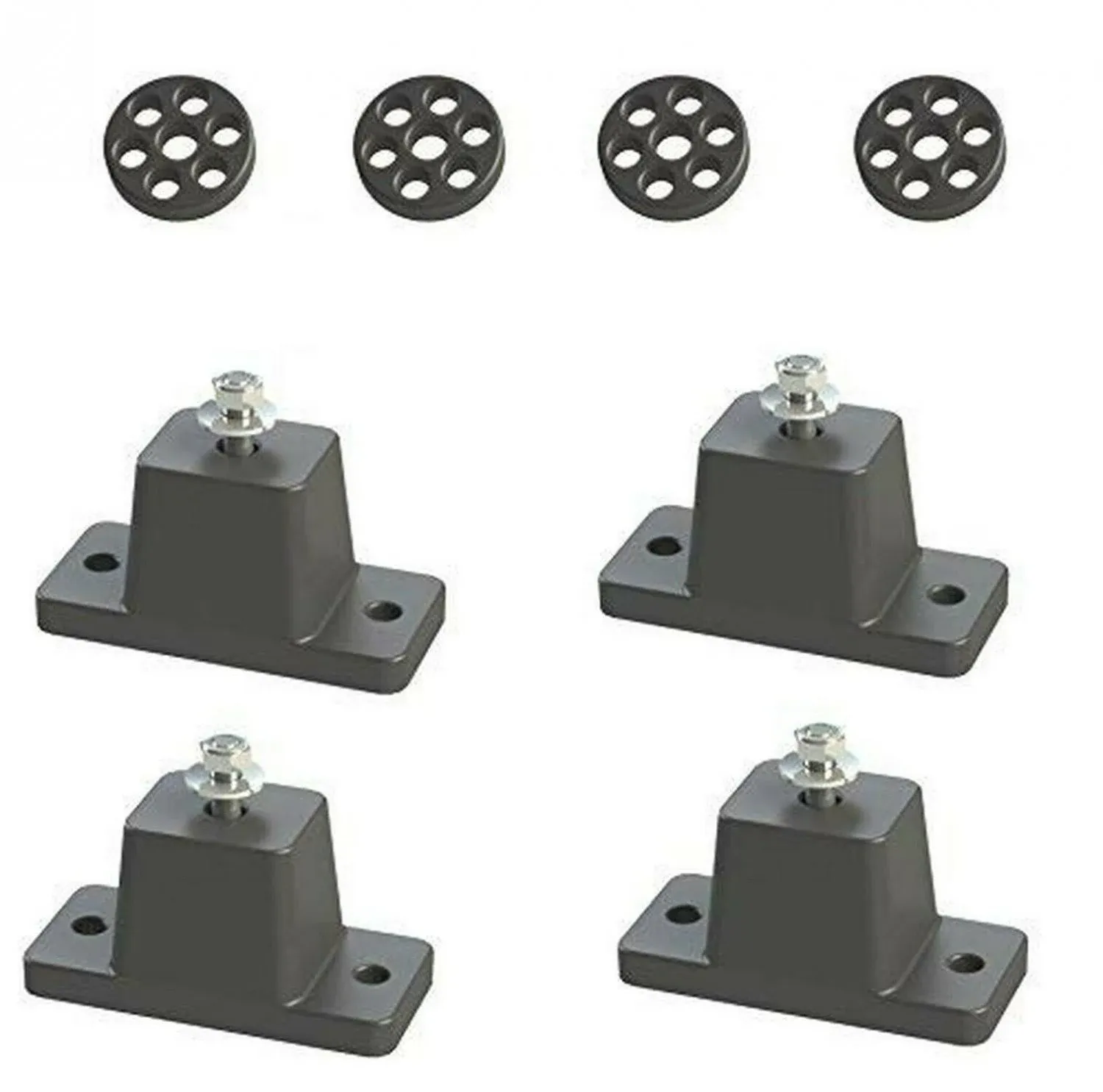 Anti-Vibration Shock Absorbing Rubber Mounting Bracket for Ductless Mini Split ...