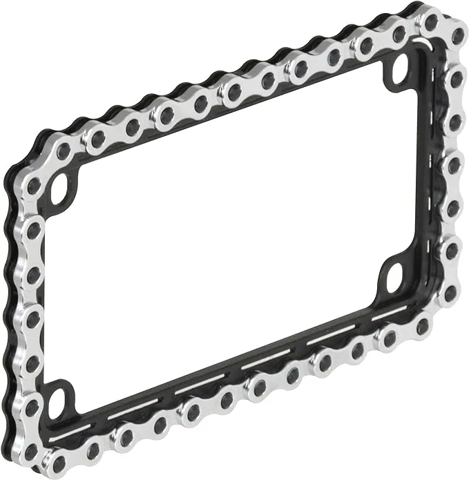 Bell Automotive 22-1-46497-8 Universal Motorcycle Chain License Plate FrameBell Automotive 22-1-46497-8 Universal Motorcycle Chain…