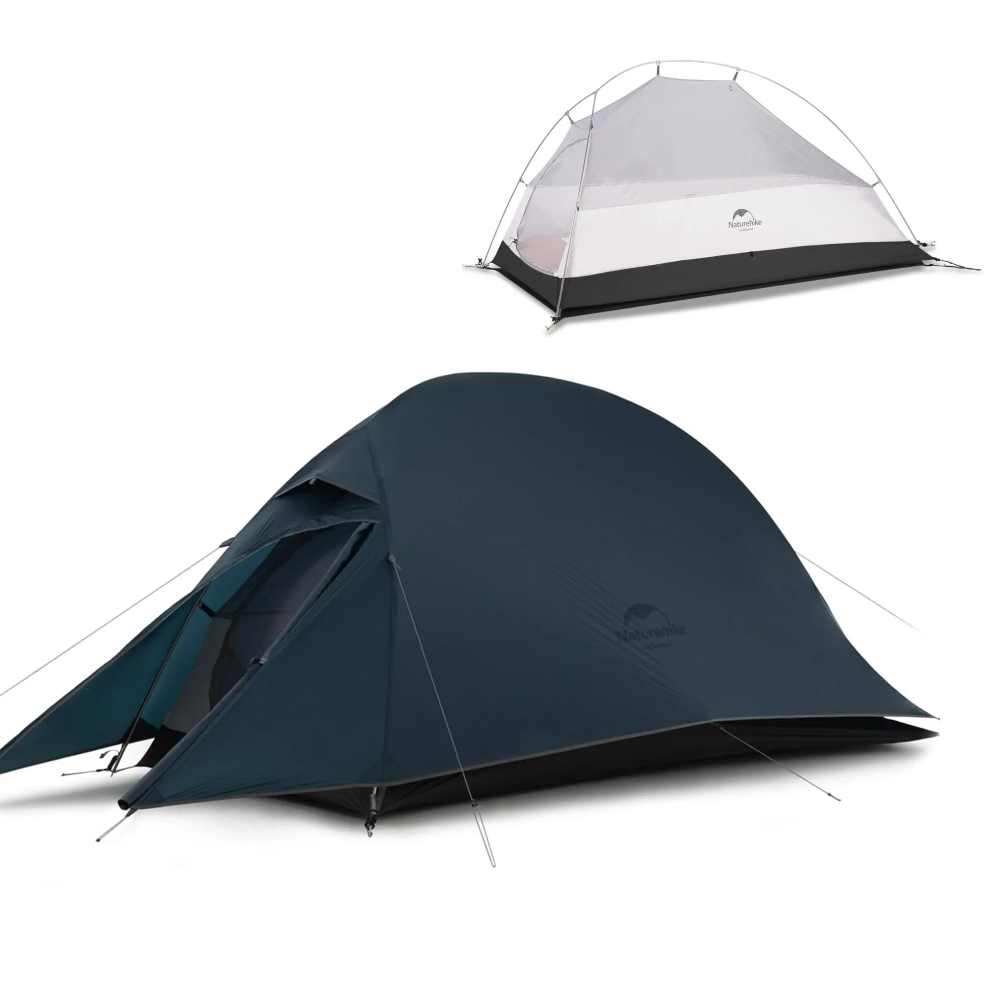 Naturehike Cloud-Up 1P Lightweight Backpacking Tent + Footprint Dome