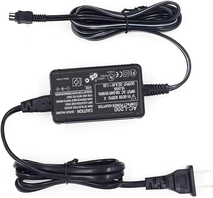 Sony Handycam AC-L200 AC Power Adapter Charger