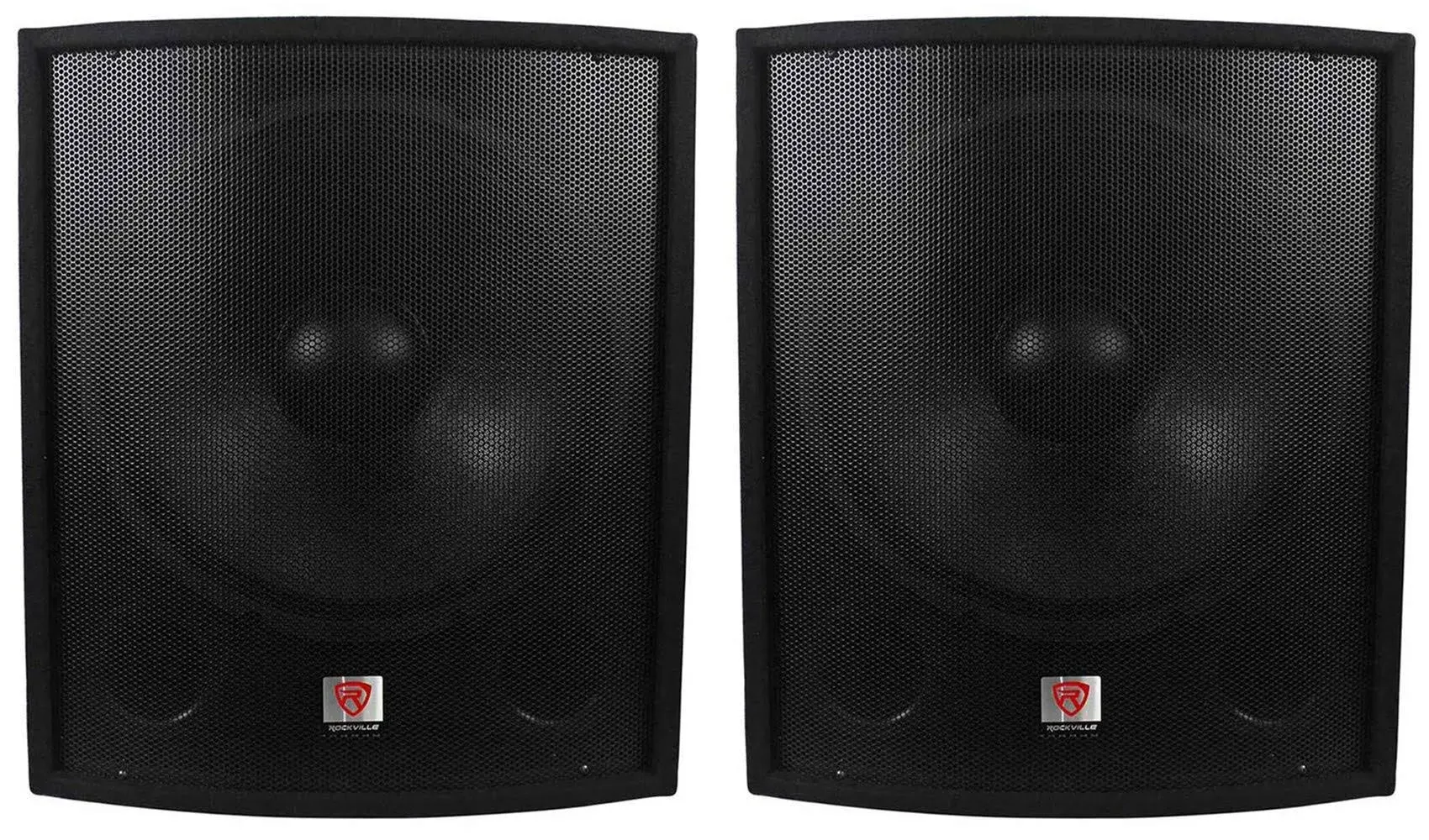 (2) New Rockville SBG1188 18" 2000 Watt Passive Pro DJ Subwoofers Subs