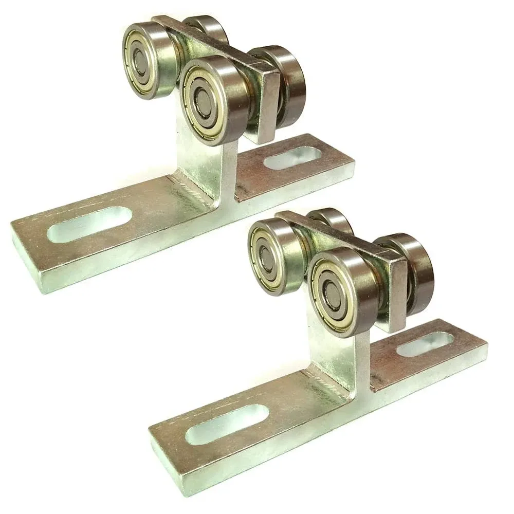 2Pcs 4 Wheel Trolley Assembly Rollers Four Bearing Trolley Assembly for 