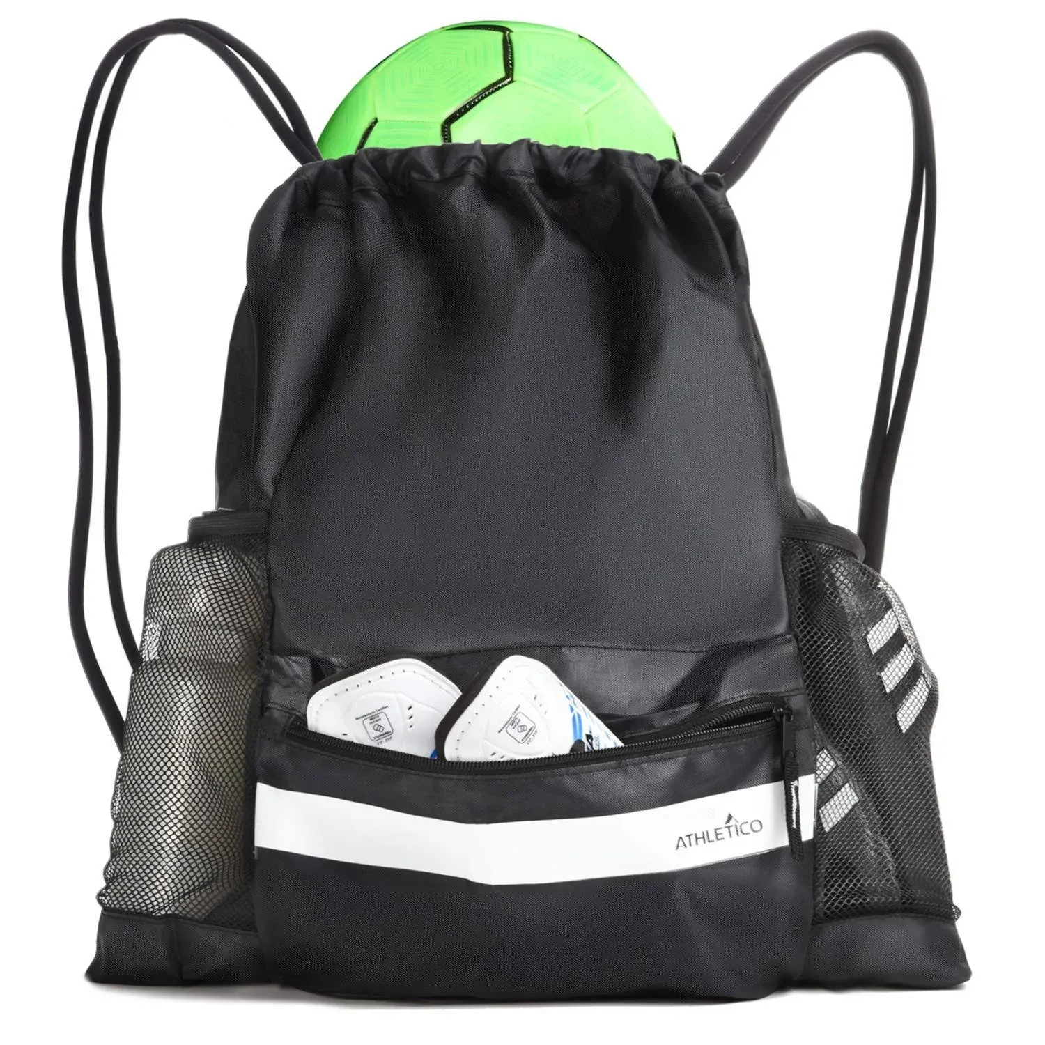 Athletico Drawstring Soccer Bag - Soccer Backpack For Boys or Girls Can Also Carry Basketball or Volleyball