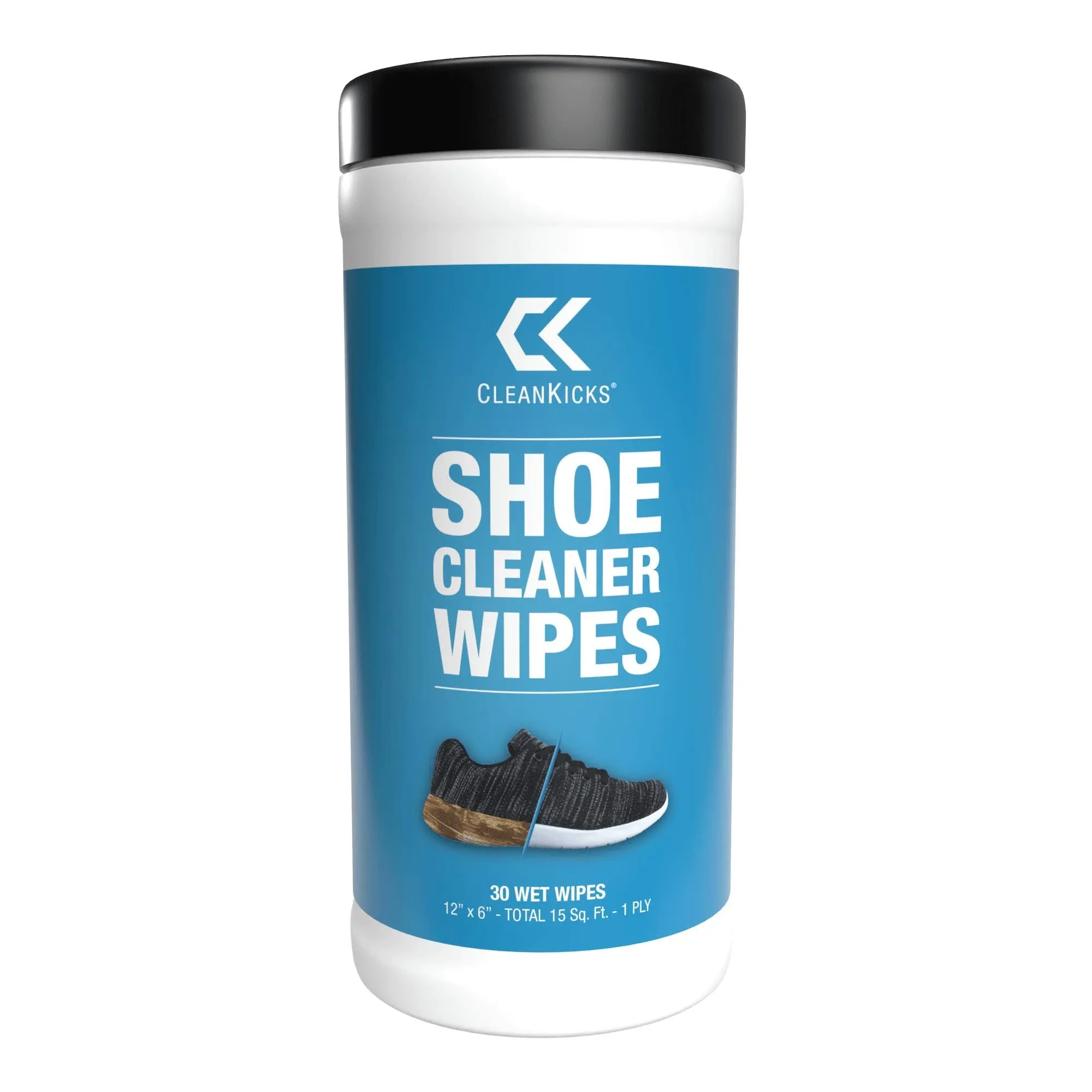 CleanKicks Shoe Cleaner Wipes - 30 Count