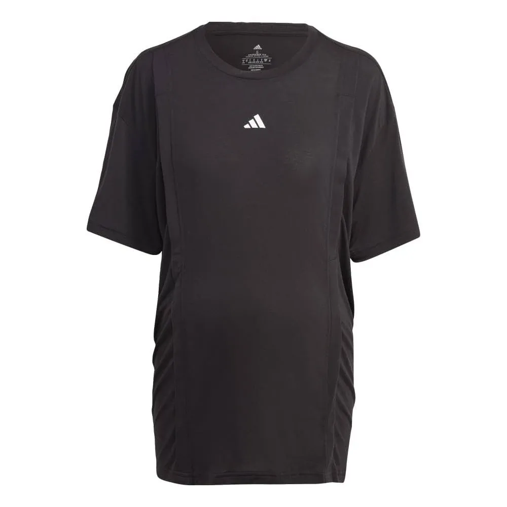 Adidas AEROREADY Train Essentials Nursing Tee (Maternity) Black XS Womens