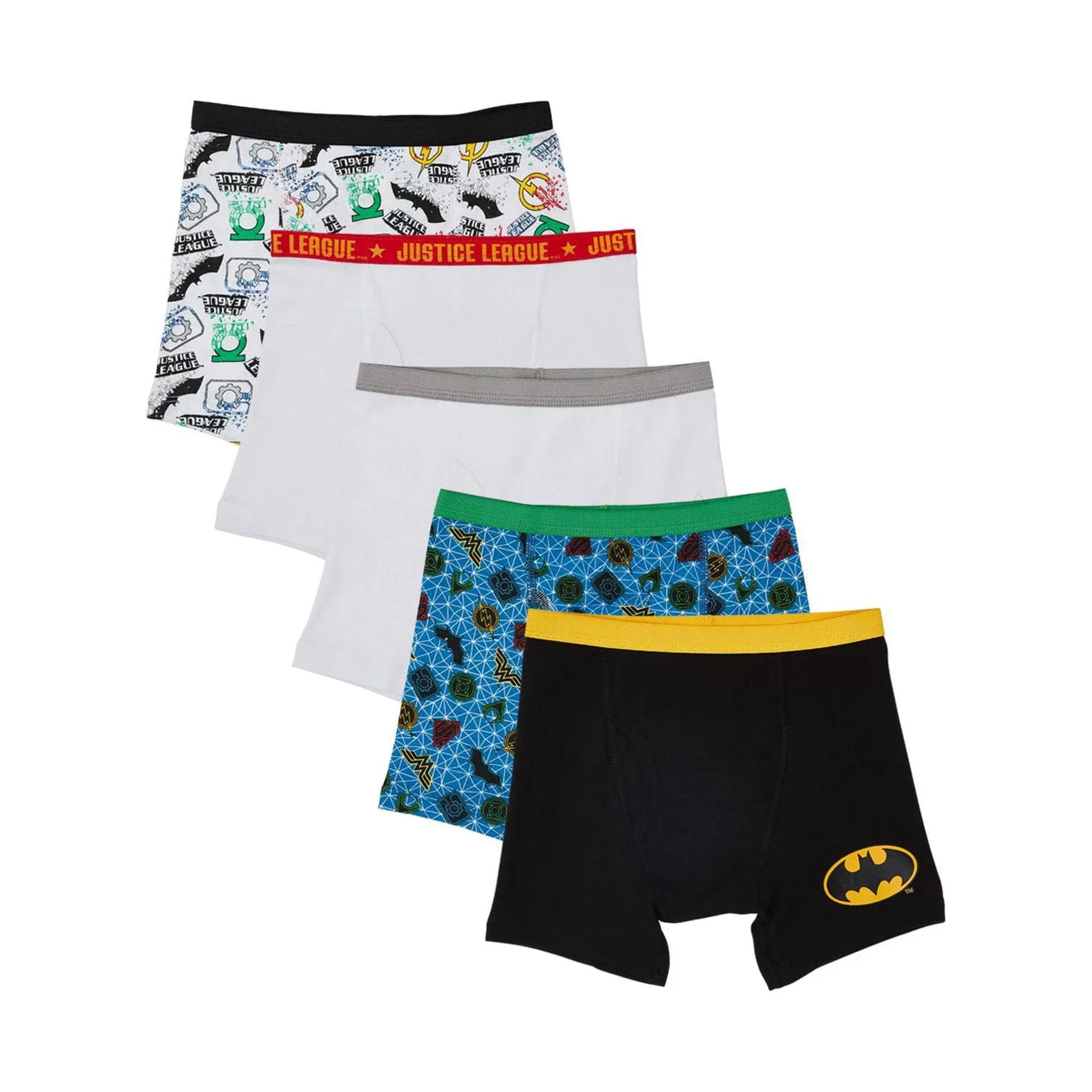 Dc Comics Boys Superhero Boxer Briefs Multipacks with Batman Flash Superman & More