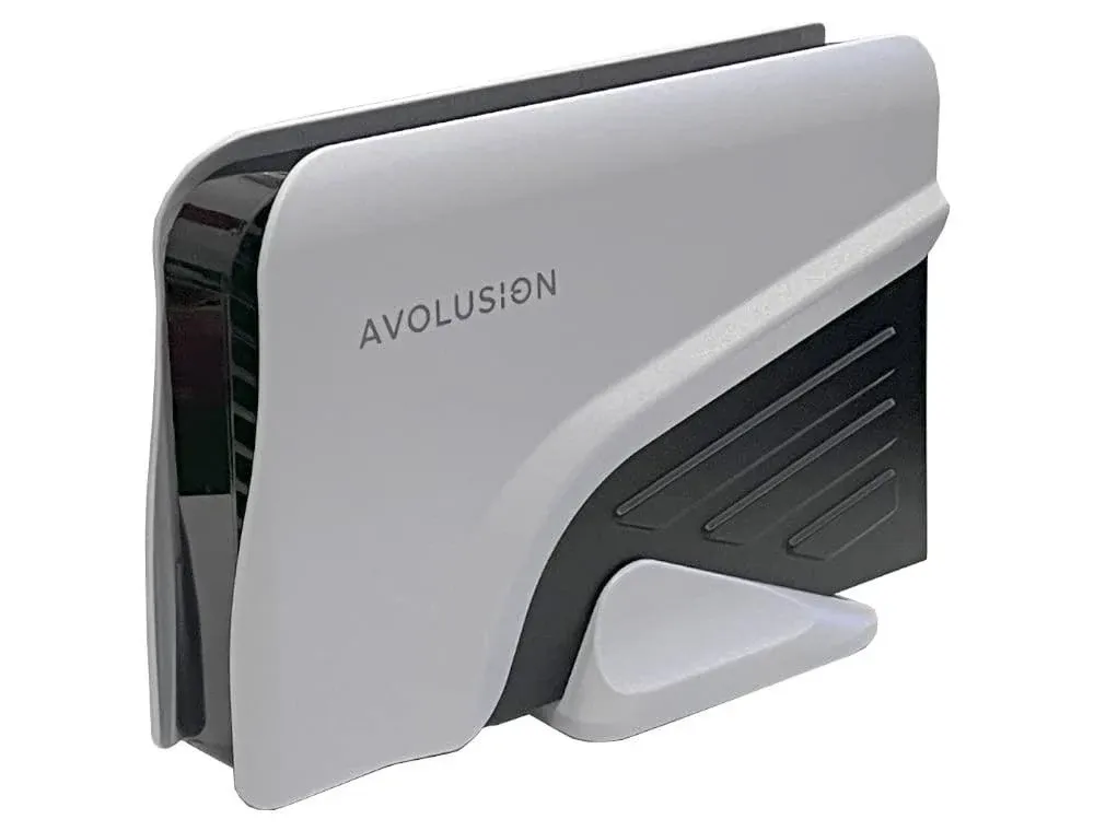 Avolusion PRO-Z Series 3TB USB 3.0 External Gaming Hard Drive for PS5 Game Console (White) - 2 Year Warranty