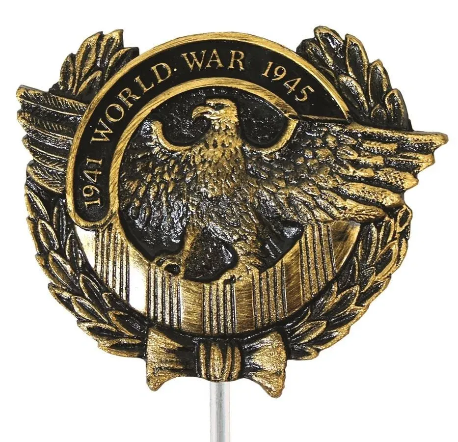 World War II Veteran Plastic Grave Marker