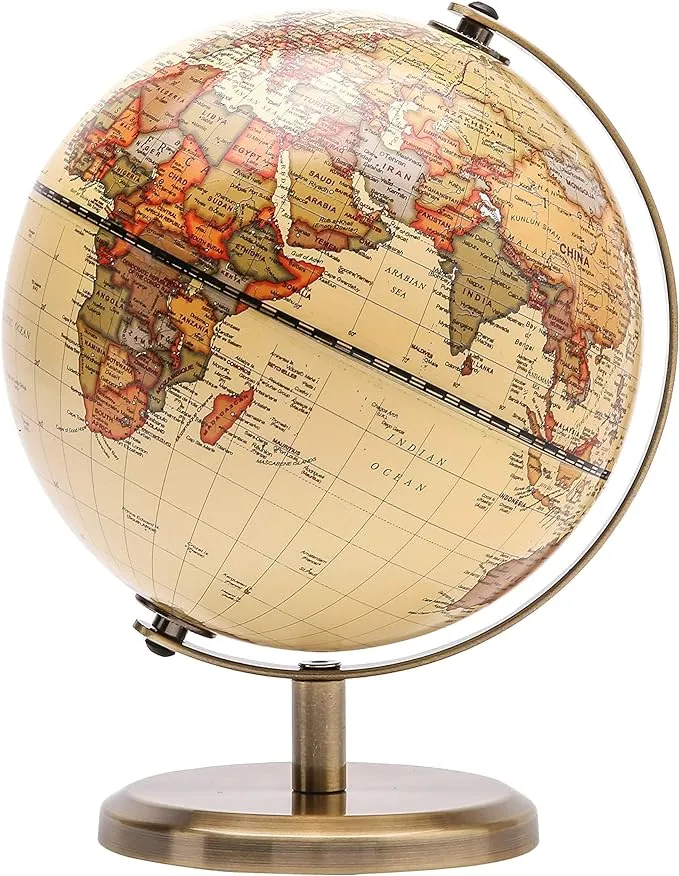 Annova Antique Globe Dia 5.5-inch / 14CM - Educational/Ge<wbr/>ographic/Moder<wbr/>n Desktop