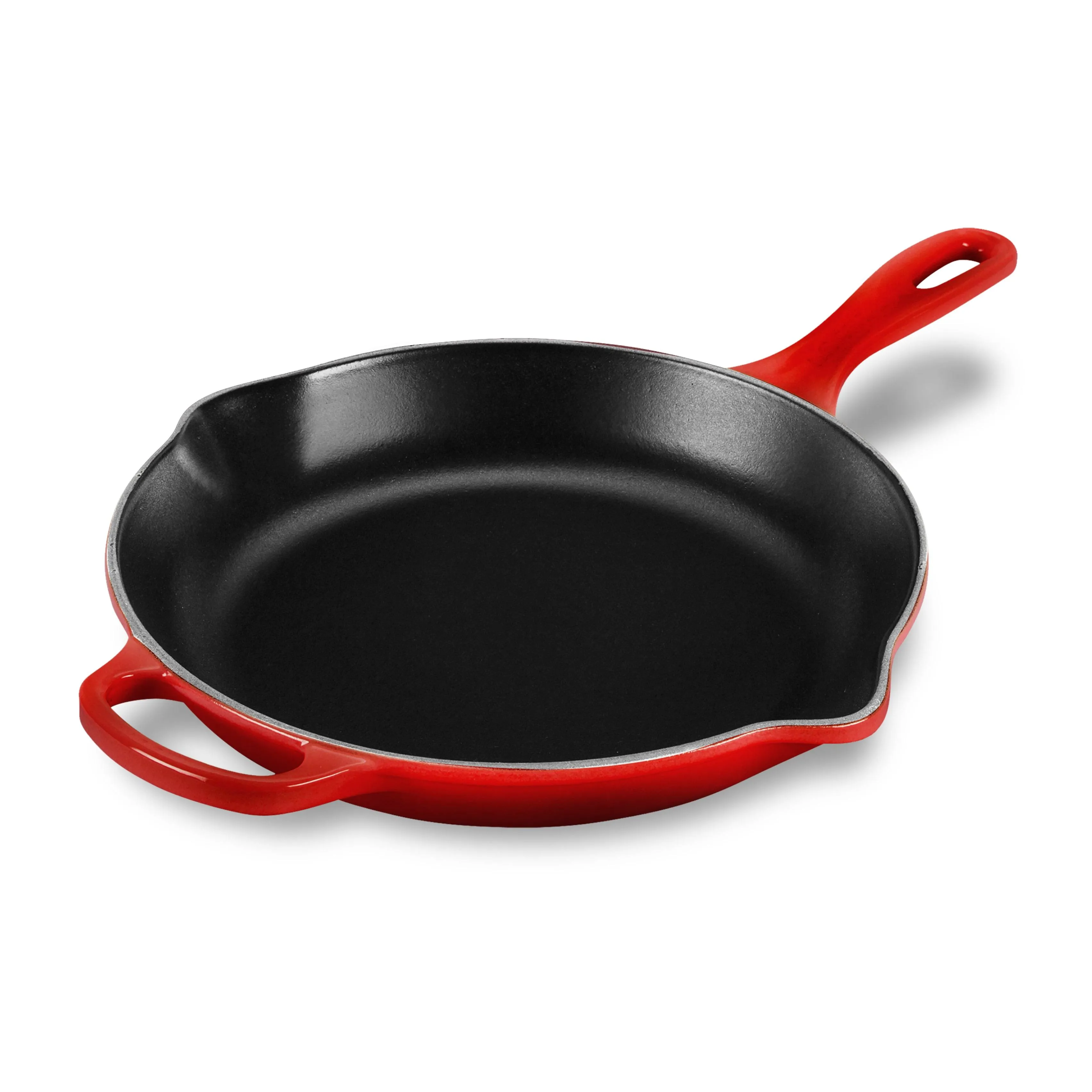 Le Creuset Signature Iron Handle Skillet, 10-1/4-Inch, Cerise (Cherry Red)