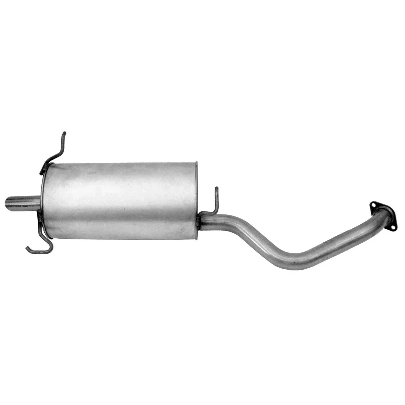 Walker® 54744 - Quiet-Flow™ Stainless Steel Oval Aluminized Exhaust Muffler and Pipe Assembly