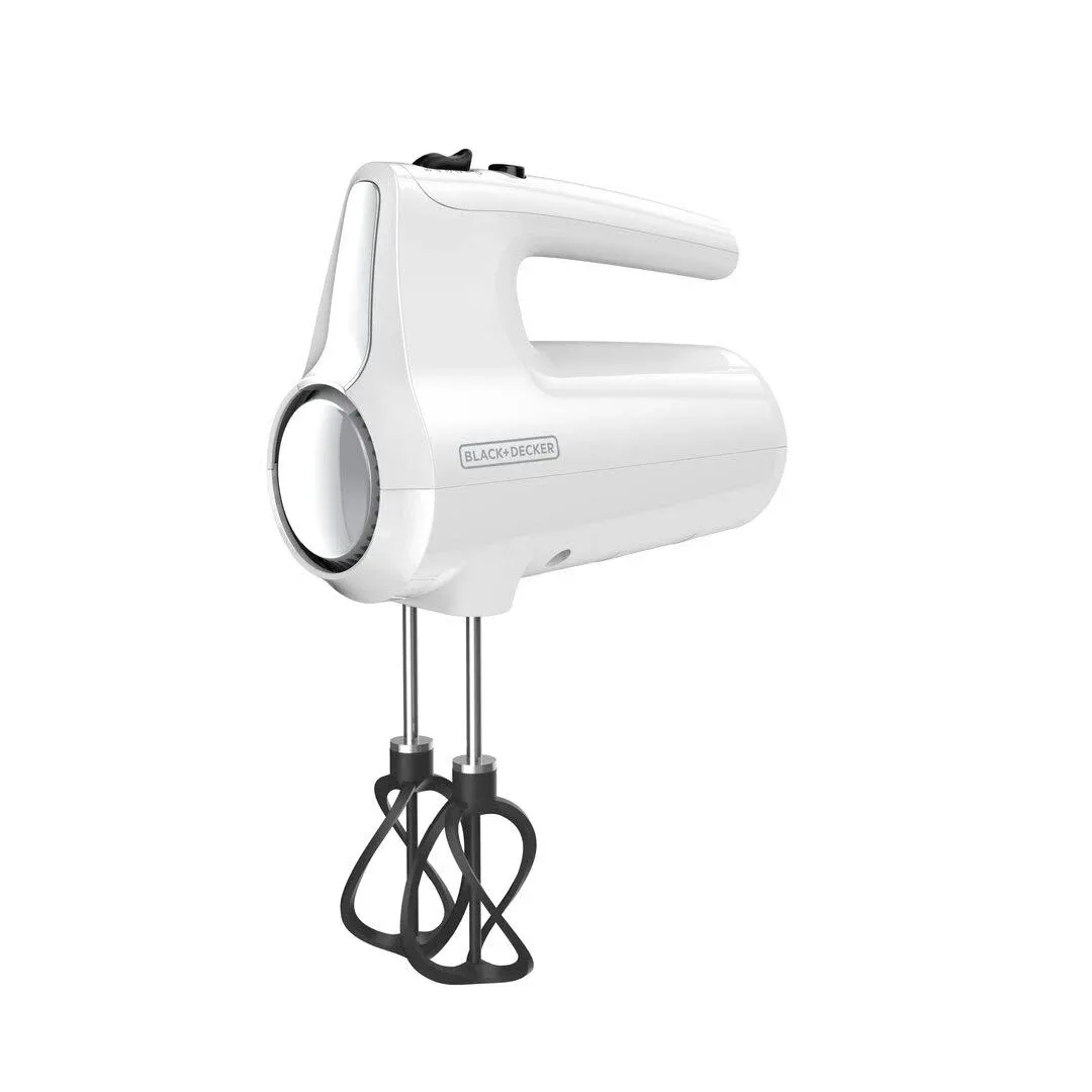 Black+decker MX610W Helix Performance Premium 5-Speed Hand Mixer - White - Each