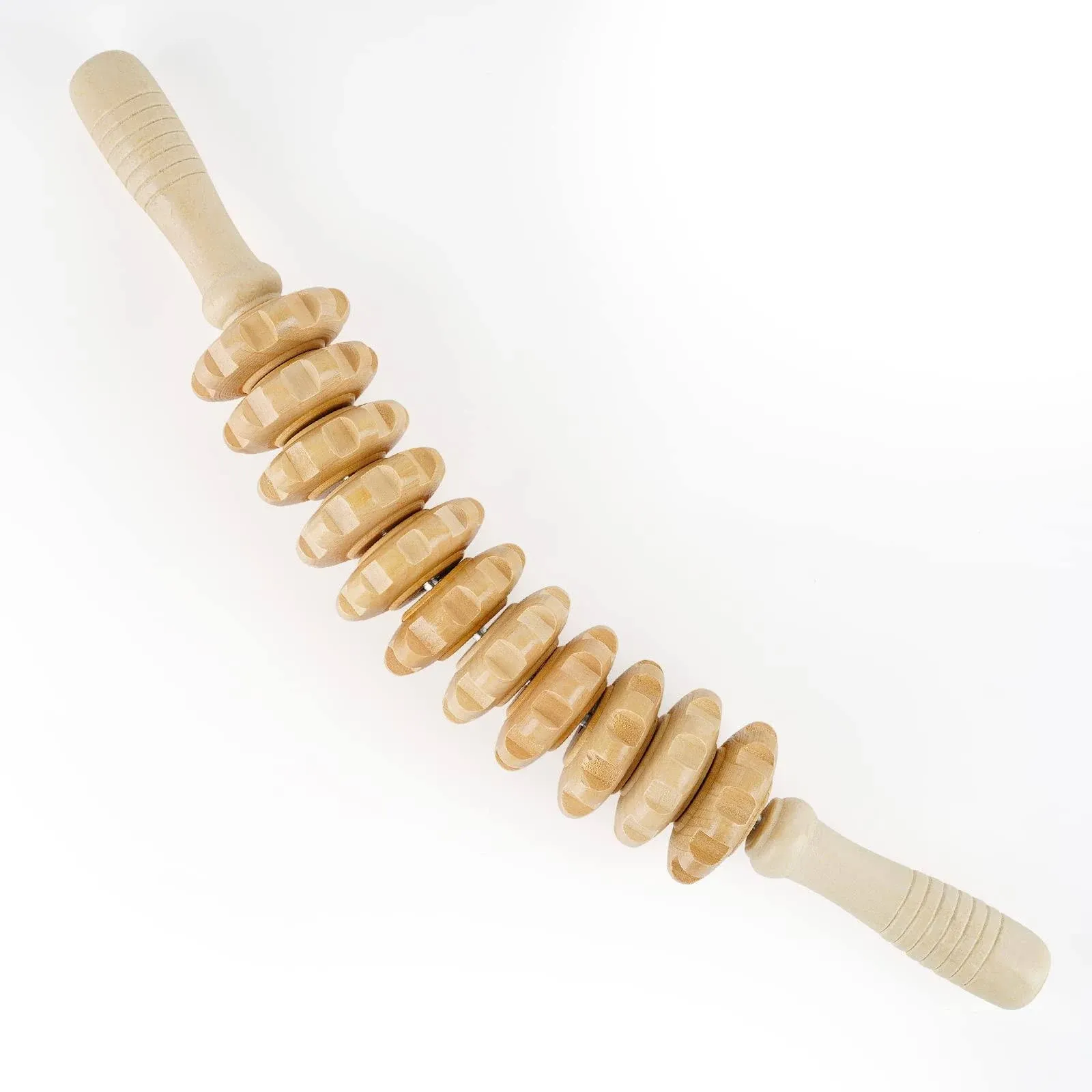 Liitrton Wood Therapy Fasci Massage Tools, Curved Wooden Massage Roller Cellulite ...