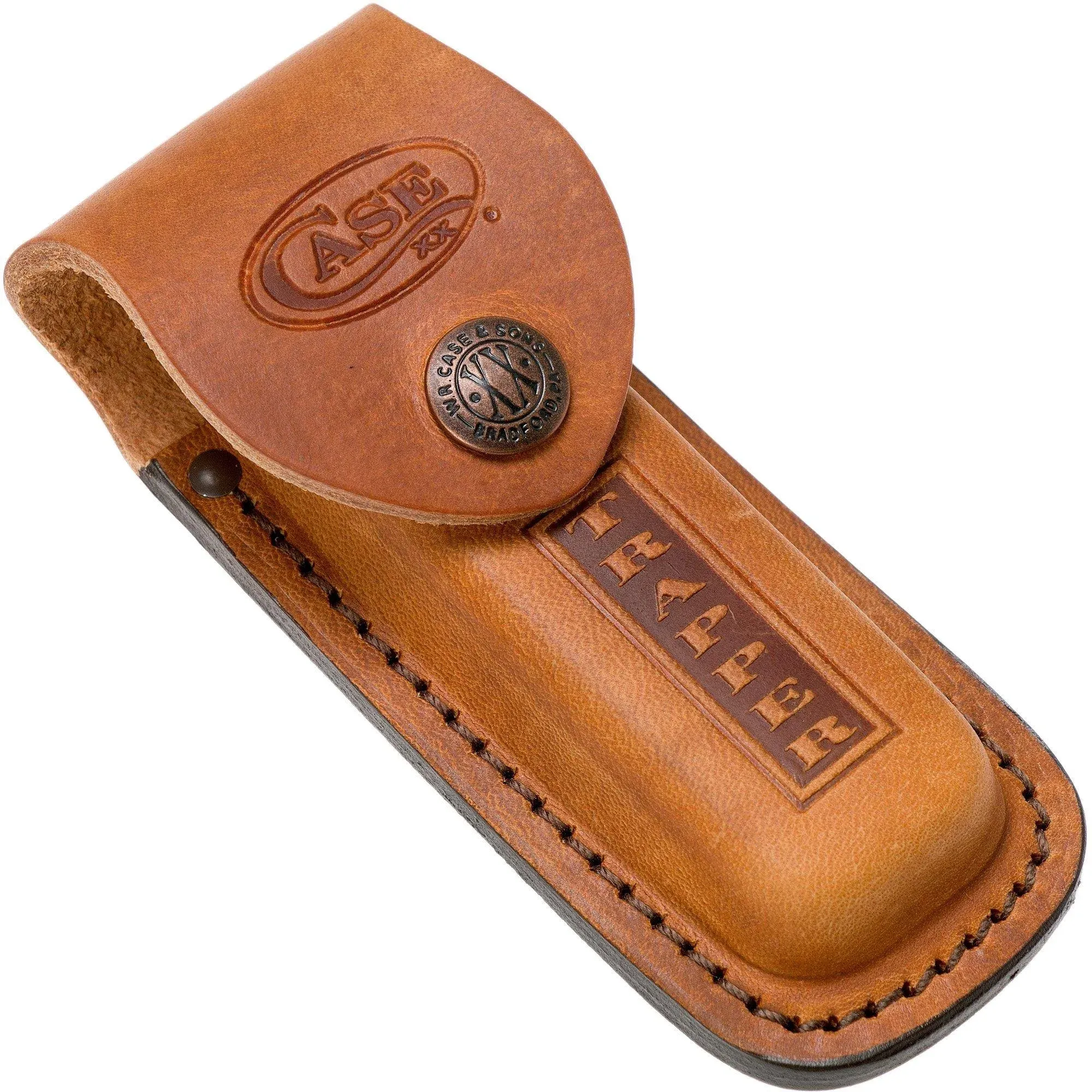 Case Knife Leather Sheath- Trapper