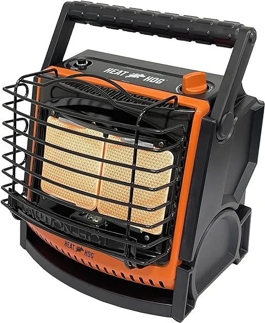 Heat Hog HH-18SLN-A 18,000 BTU LP Portable Propane Heater for your garage, tailgating, ice fishing, hunting, & camping, Indoor/Outdoor