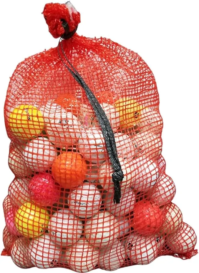 Golf Ball Planet 72 Ball Mesh Bag Hit Away Practice Used Golf Balls