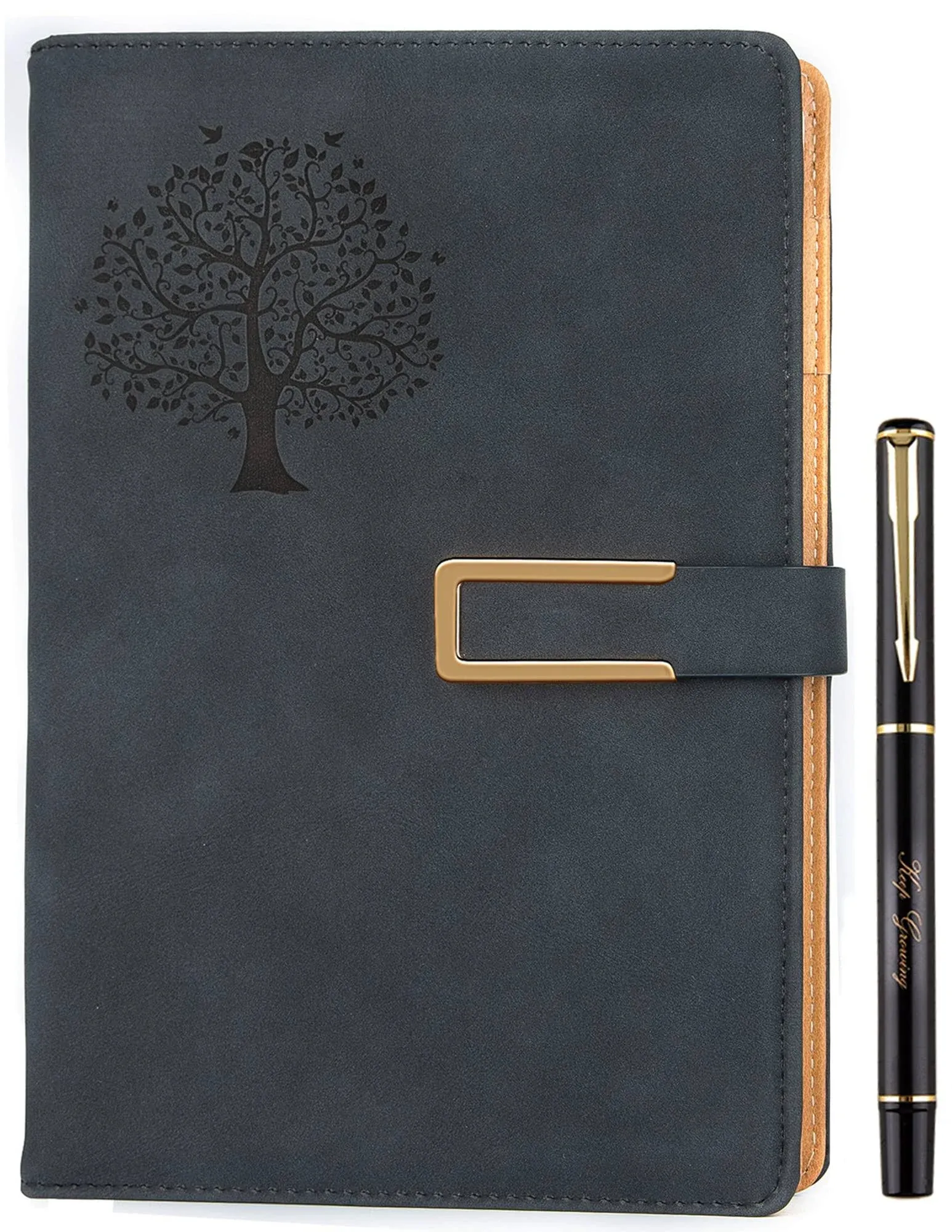 Fanery Sue Tree of Life Refillable Writing Journal for Women&Men Faux Leather ...