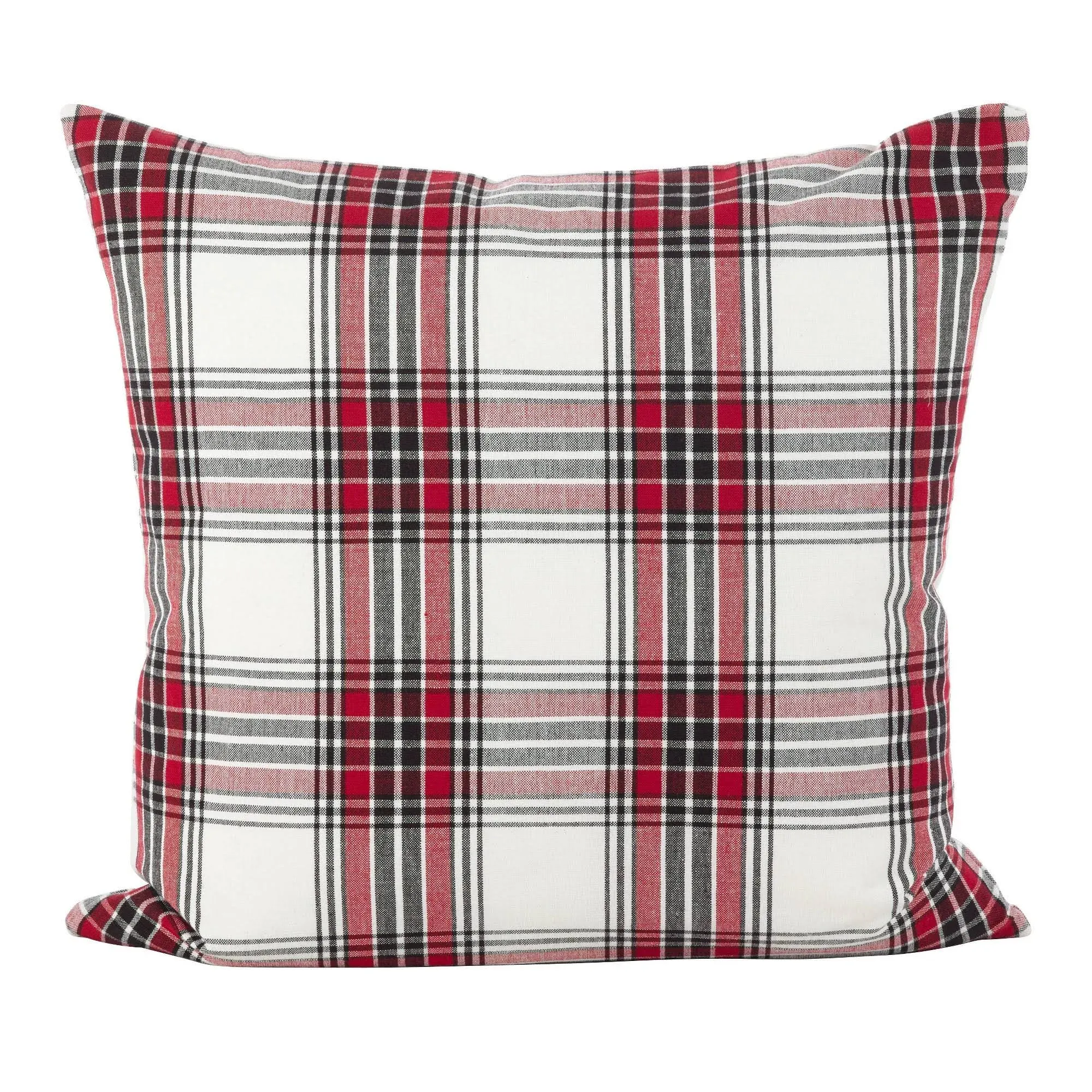 Tartan Plaid Pattern Traditional Cotton Down Filled Throw Pillow - Farmhouse - Decorative Pillows - by Saro Lifestyle | Houzz