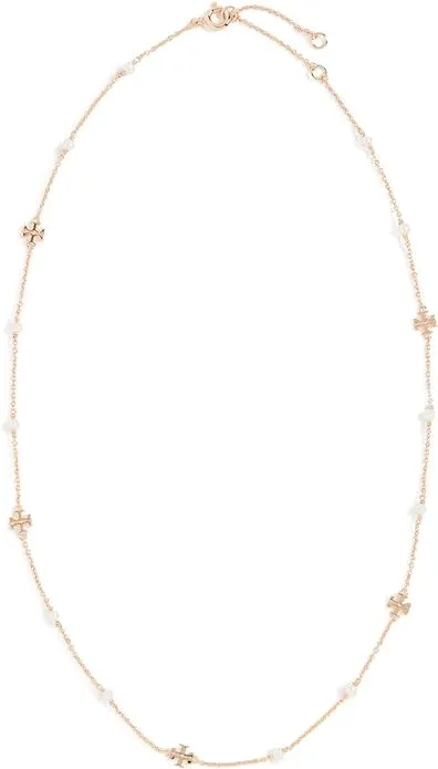 Tory Burch Women's Kira Pearl Delicate Necklace