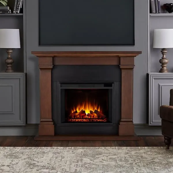 Callaway Grand 63 in. Electric Fireplace in White