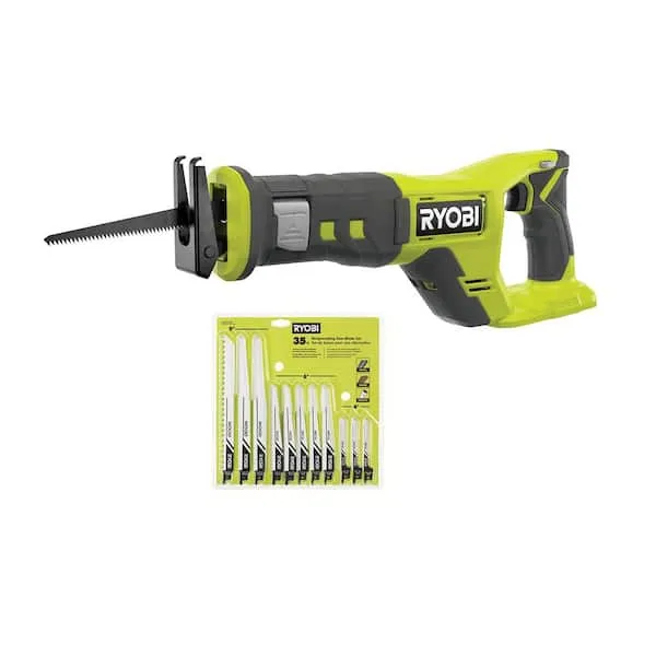 RYOBI 18-Volt ONE+ Cordless Reciprocating Saw (No Retail Packaging/Bulk Packaging) (Bare Tool, P519)