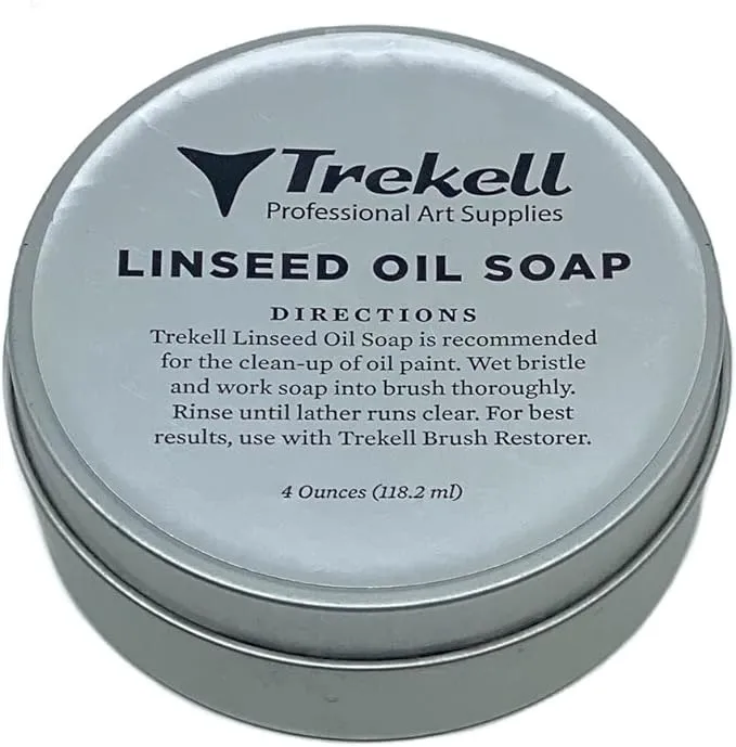 Trekell Linseed Oil Soap - Premium Cleaner for Oil Paint - 3oz