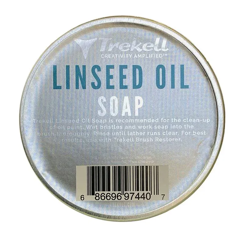 Trekell Linseed Oil Soap - Premium Cleaner for Oil Paint - 3oz