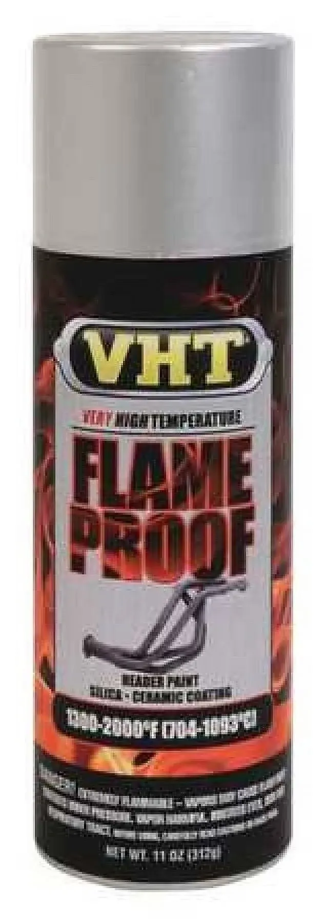 VHT SP117 Flameproof Coating - Flat Aluminum Paint Can 11 oz.