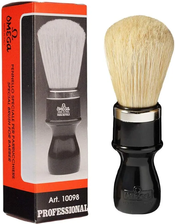 Omega Pure Bristle Shaving Brush 10098