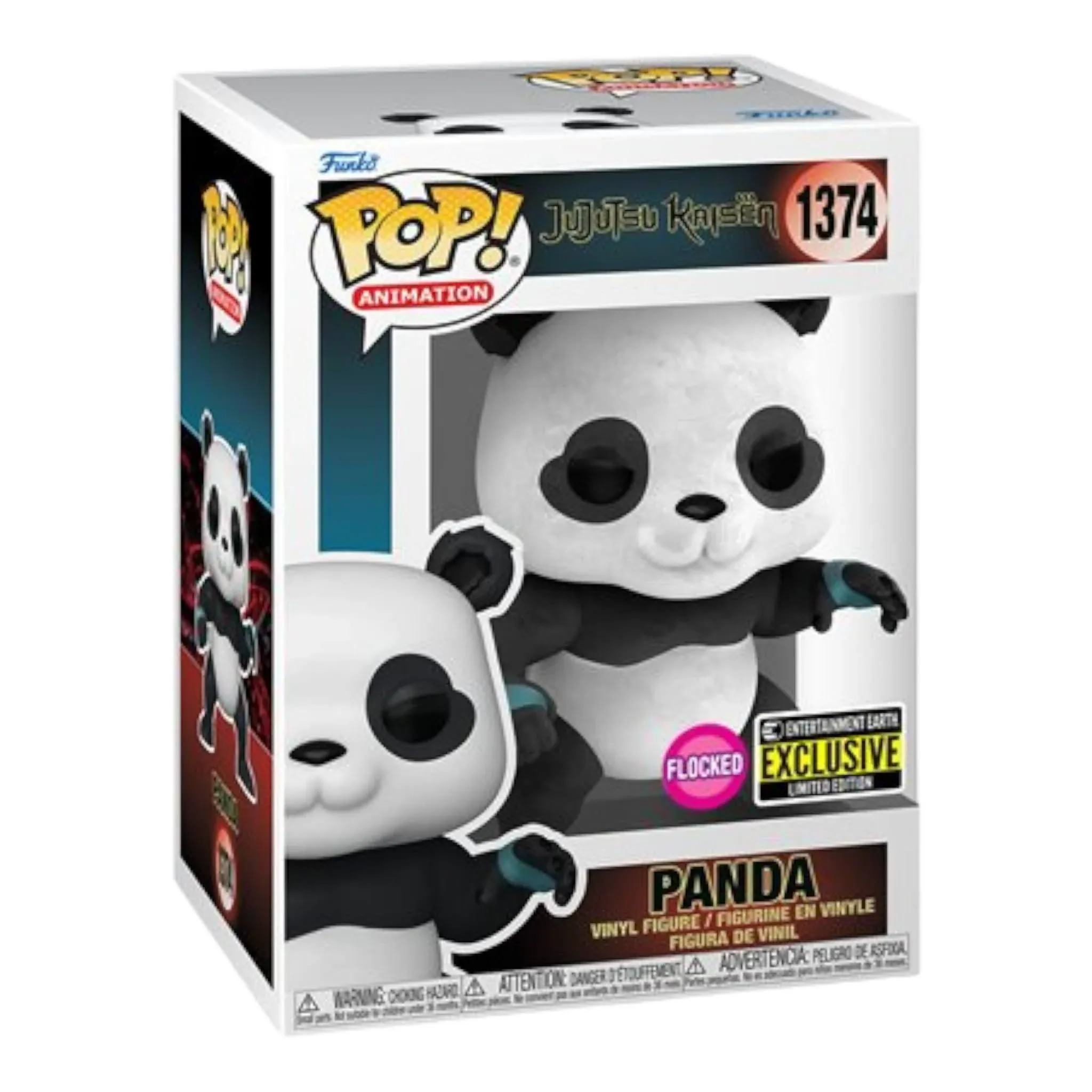 Jujutsu Kaisen Panda Flocked Funko Pop! Vinyl Figure #1374 Exclusive