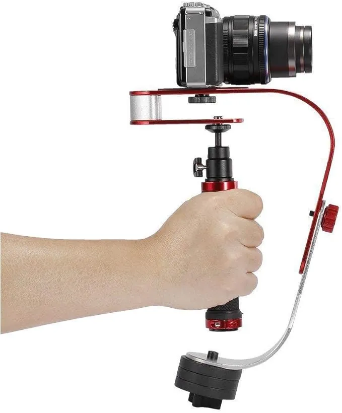 Wondalu PRO Video Camera stabilizer for GoPro, Smartphone, Canon, Nikon - or Any Camera up to 2.1 lbs