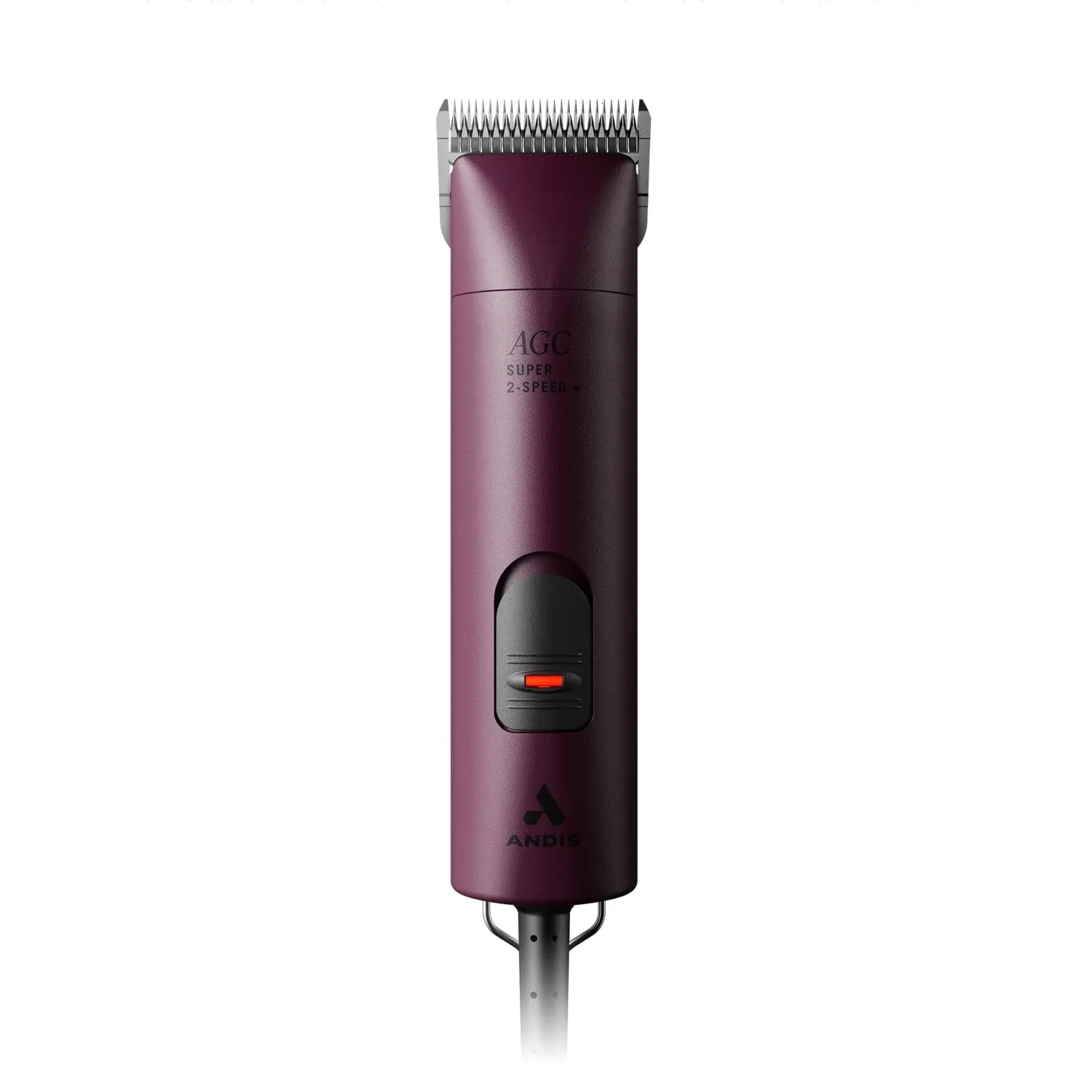 Andis 23375 Professional UltraEdge Super 2-Speed Detachable Blade Clipper – Rotary Motor with Shatter-Proof Housing, Runs Calm & Silent, 14-Inch Cord - for All Coats & Breeds - 120 Volts, Burgundy