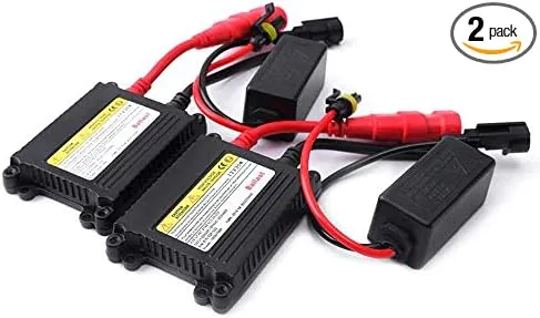 Xenon HID Ballast 35W DC 12V Universal Replacement for H1 H3 H4 H7 H11 H13 9005 9006 9007 5202 880, Pack of 2