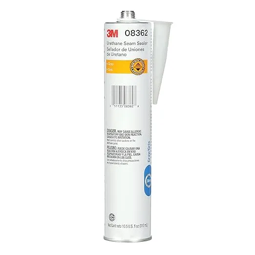 3M Urethane Seam Sealer, 08362, Gray Color, High Solids, Permanently Flexible, 310 mL/10.5 fl oz Cartridge