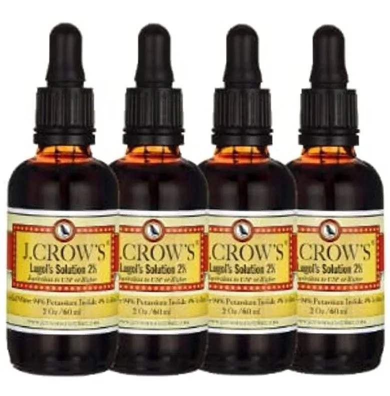 J.CROW'S® Lugol's Solution of Iodine 2% 2oz