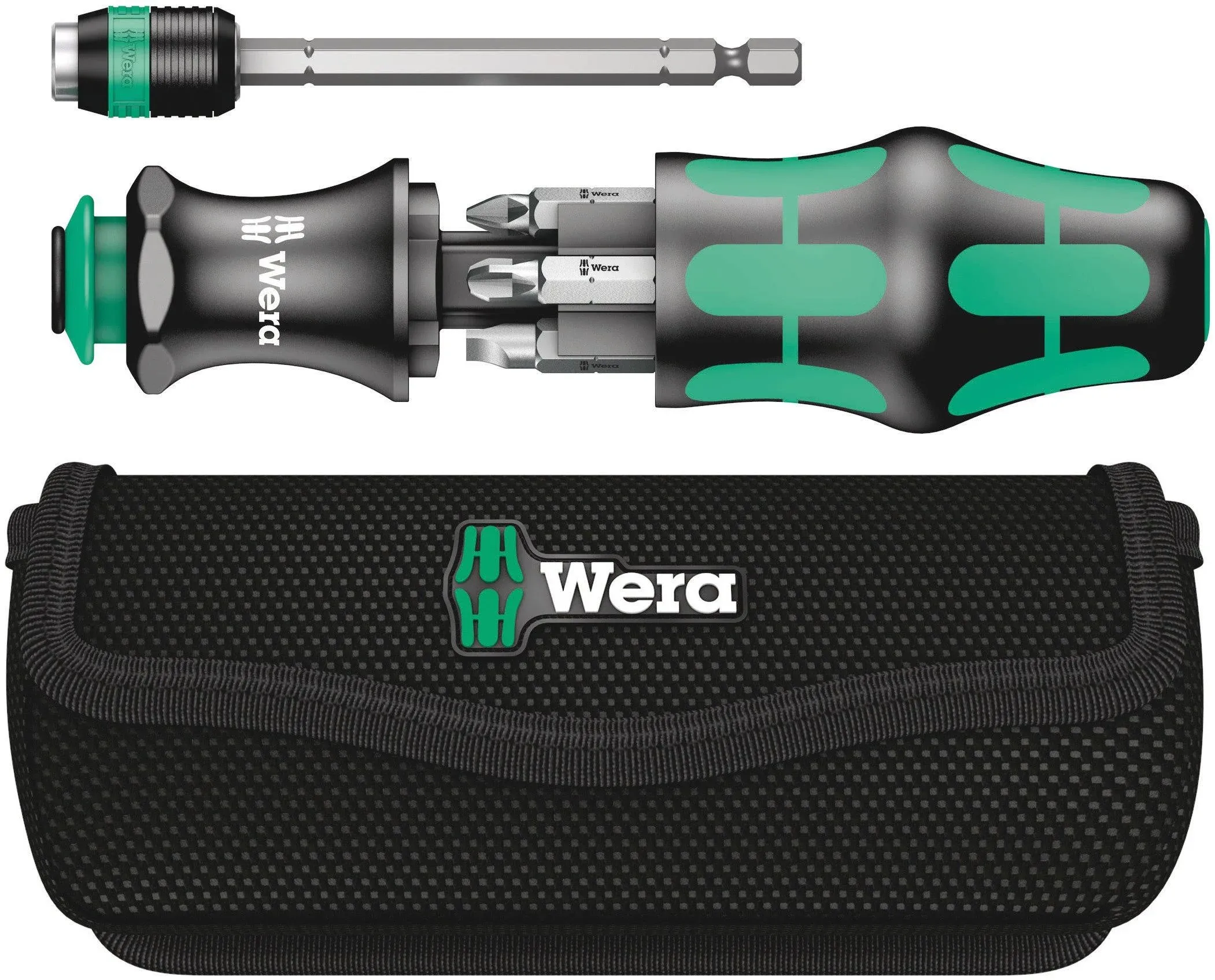 Wera - 5051025001 KK 26 7-In-1 Bitholding Screwdriver with Removable Bayonet Bla