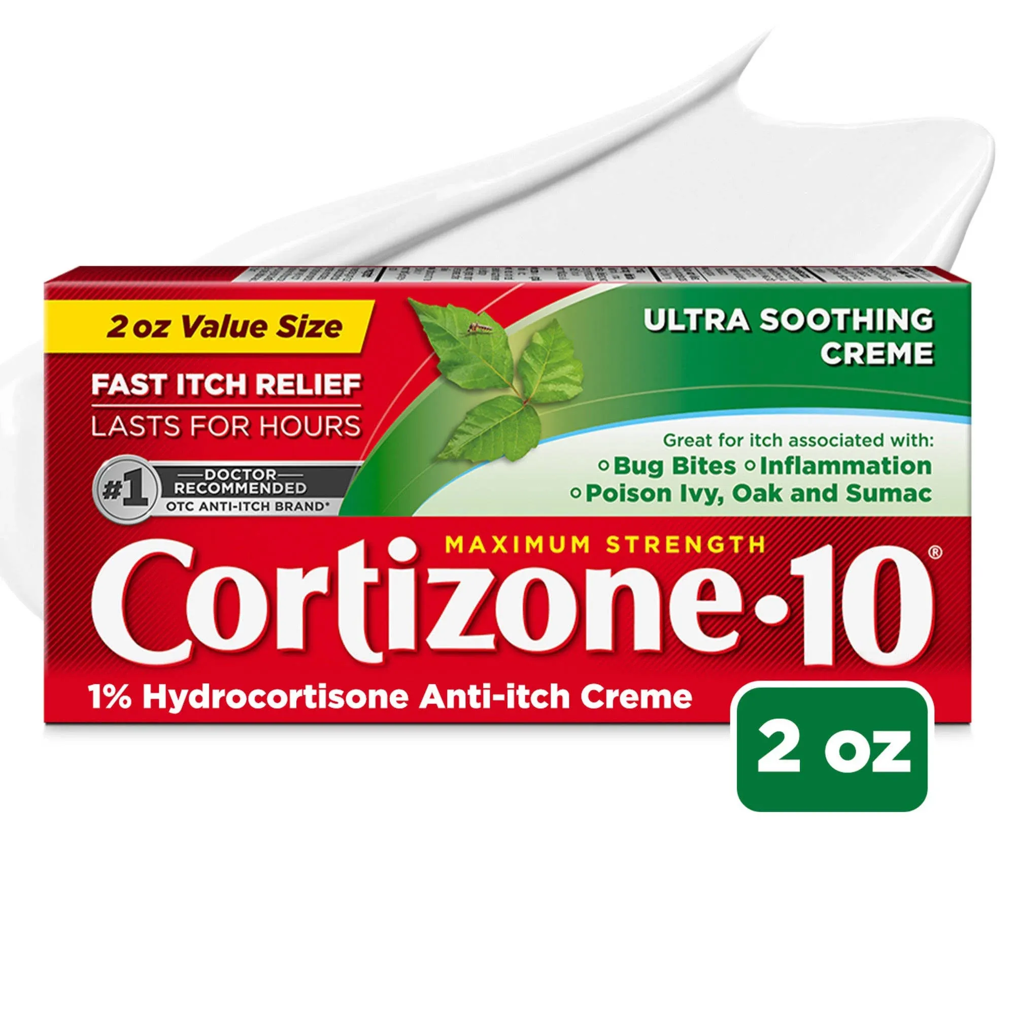 Cortizone 10 Maximum Strength Ultra Soothing Anti-Itch Cream - 2 oz