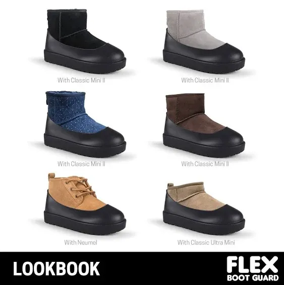 Flex Boot Guard Compatible with Ugg Boot, Waterproof Silicone Rubber Shoe Covers ...